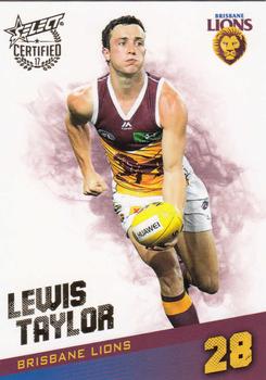 2017 Select Certified #27 Lewis Taylor Front